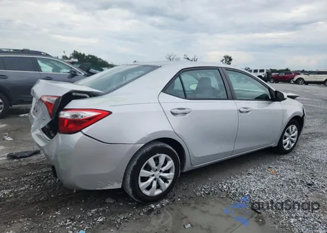 2016 Toyota Corolla L из США, поврежденный, VIN 2T1BURHE6GC546674